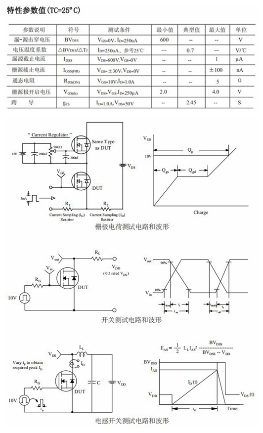 2N60MOS型號(hào)